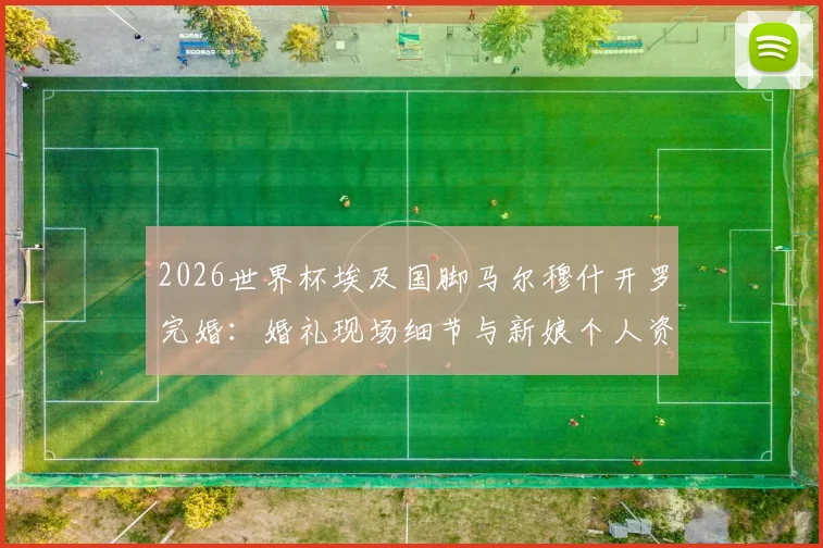 2026世界杯埃及国脚马尔穆什开罗完婚:婚礼现场细节与新娘个人资料全览,附球员最新备战动态
