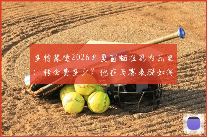 多特蒙德2026年夏窗瞄准恩内瓦里:转会费多少?他在马赛表现如何?技术特点适配性分析